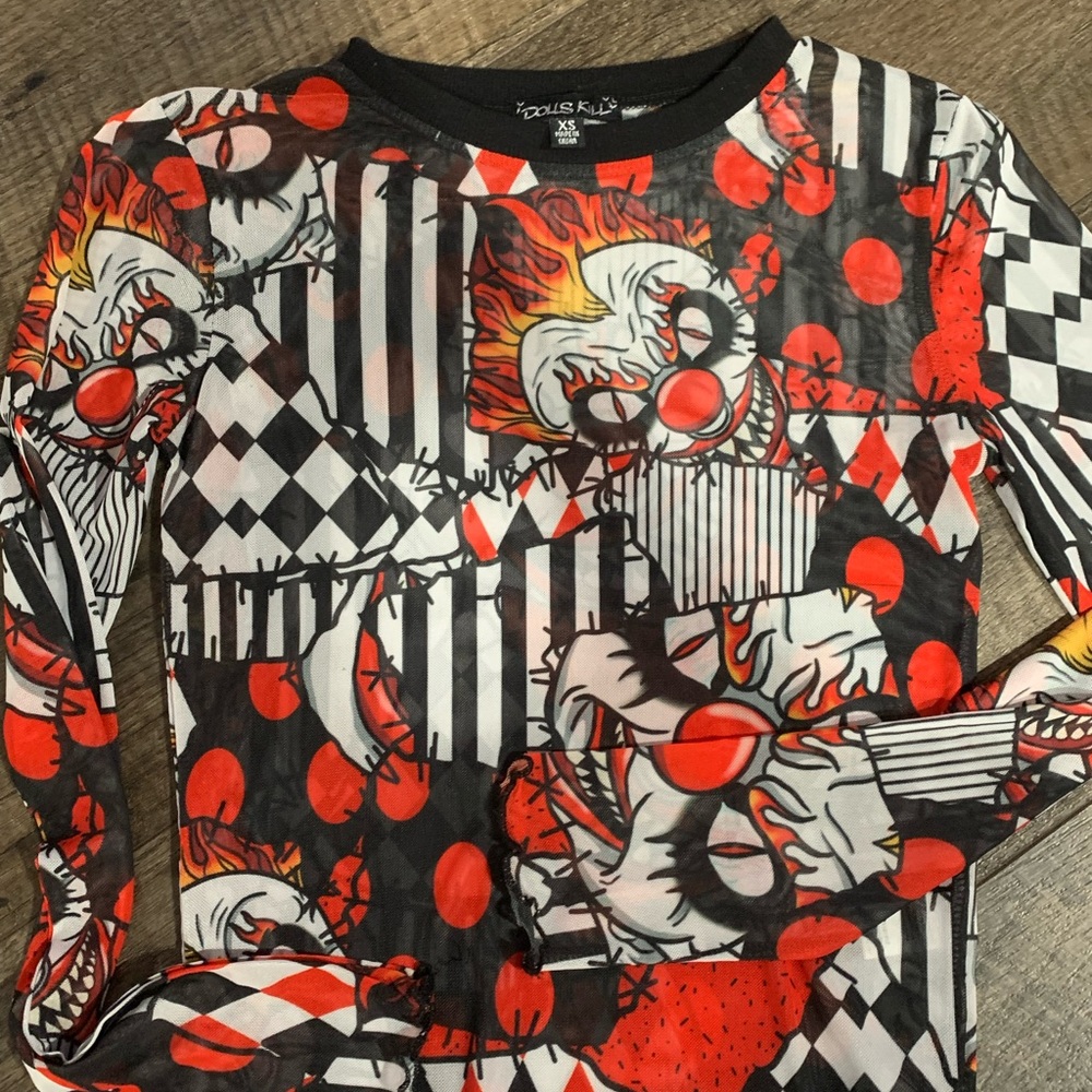 Dolls Kill Mesh Top